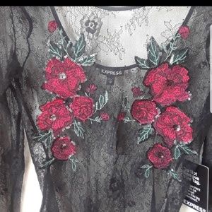 Express lace bodysuit